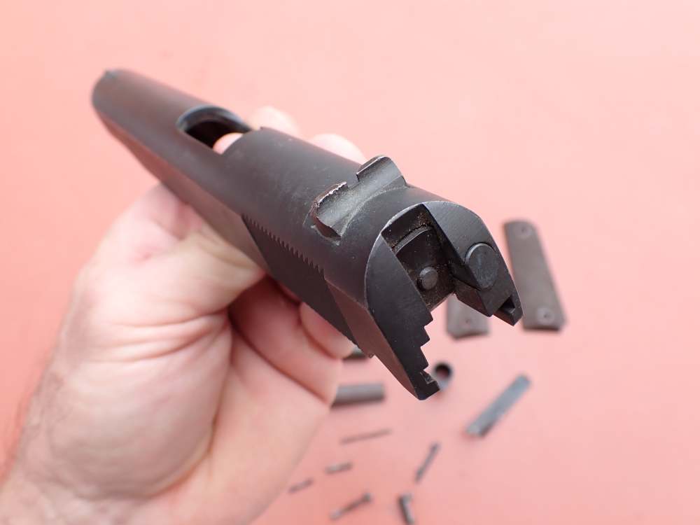 EARLY COLT 1911 GOVERNMENT MODEL .45ACP FACTORY PISTOL PARTS KIT SET-img-20