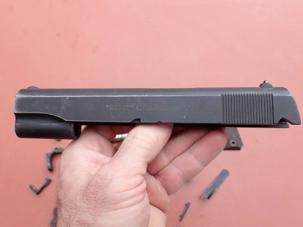EARLY COLT 1911 GOVERNMENT MODEL .45ACP FACTORY PISTOL PARTS KIT SET-img-6