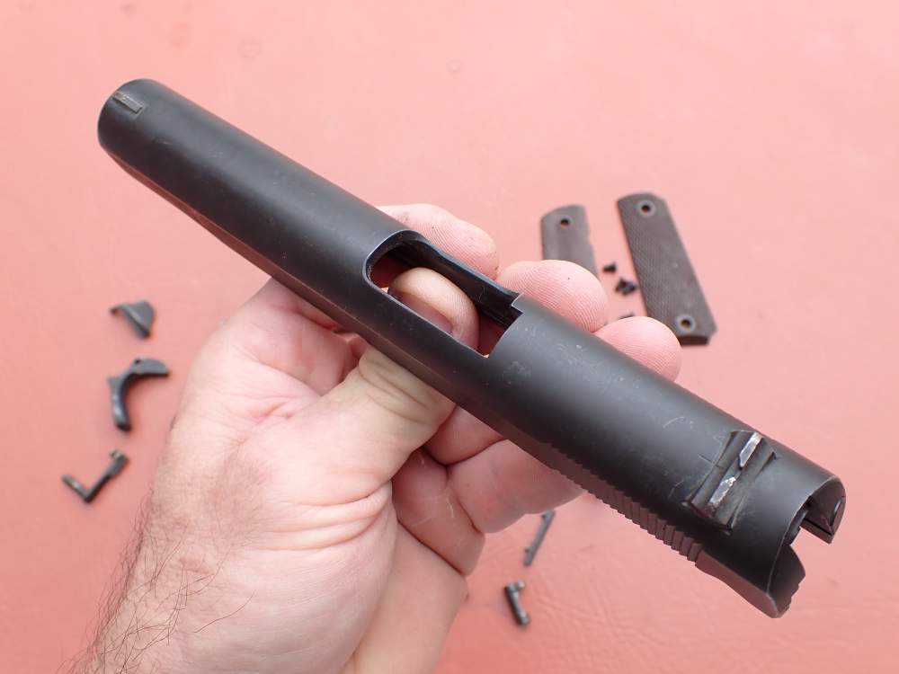 EARLY COLT 1911 GOVERNMENT MODEL .45ACP FACTORY PISTOL PARTS KIT SET-img-5