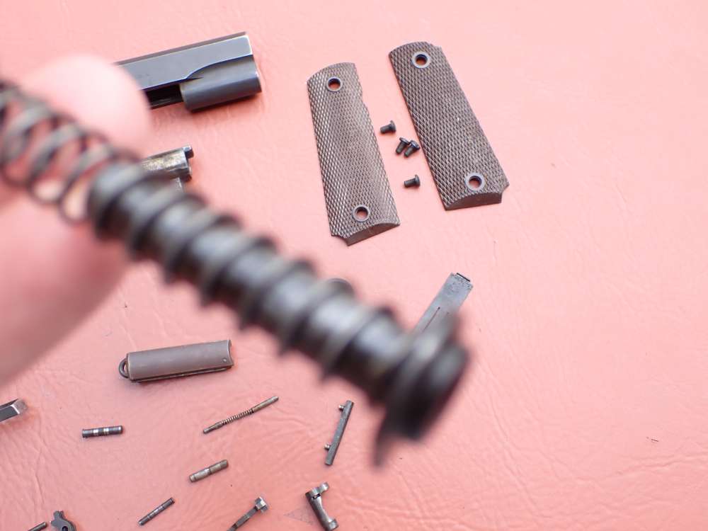 EARLY COLT 1911 GOVERNMENT MODEL .45ACP FACTORY PISTOL PARTS KIT SET-img-100