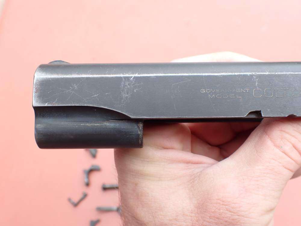 EARLY COLT 1911 GOVERNMENT MODEL .45ACP FACTORY PISTOL PARTS KIT SET-img-27