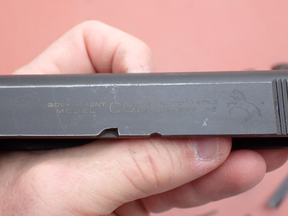 EARLY COLT 1911 GOVERNMENT MODEL .45ACP FACTORY PISTOL PARTS KIT SET-img-29