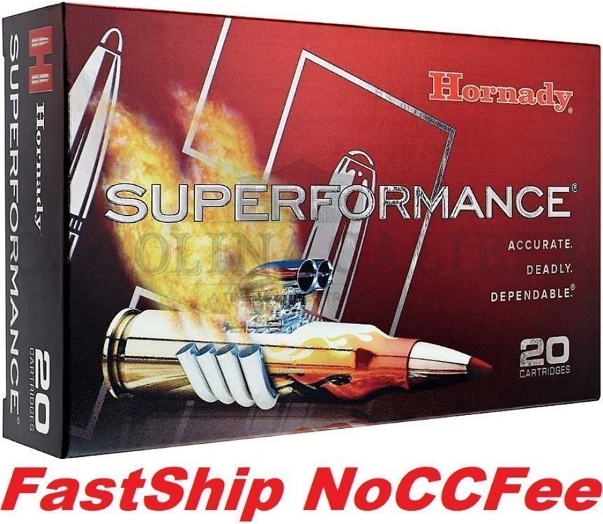 270 WIN HORNADY SUPERPERFORMANCE SST 270WIN 130GR. 80543-img-0
