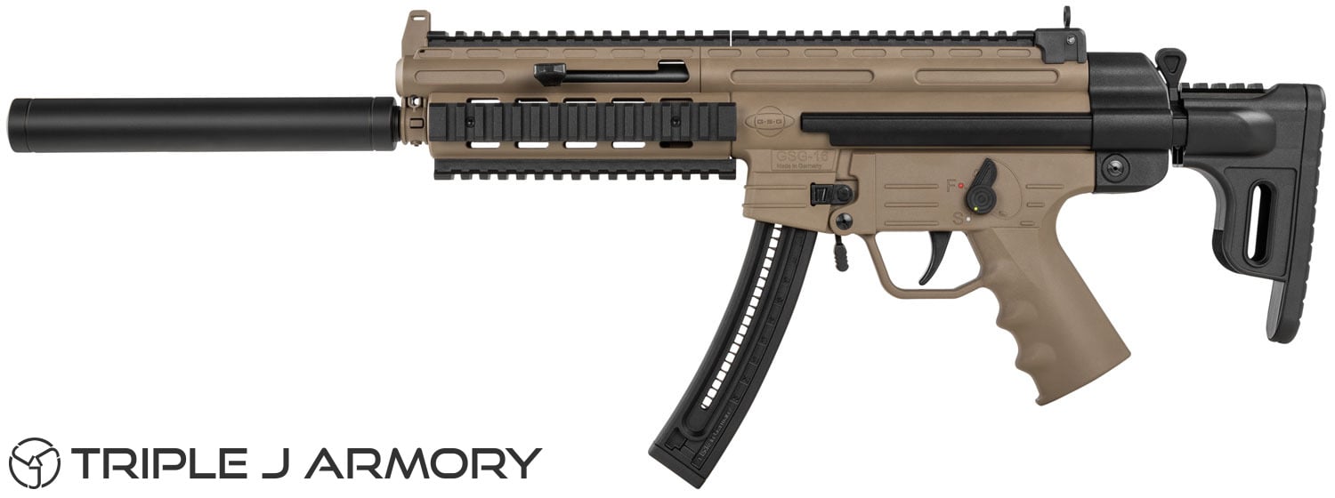 GSG-16 .22 LR Rifle Flat Dark Earth-img-1