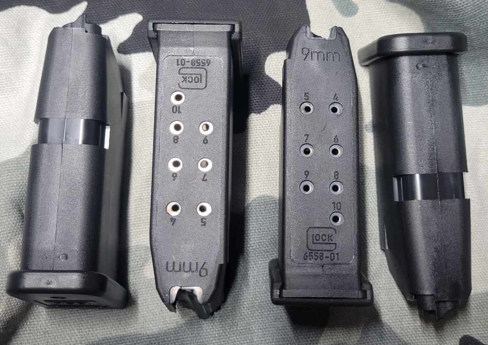 4 Glock 26 9MM 10rnd OEM Mags NEW Gen 3/4 Discontinued -img-0