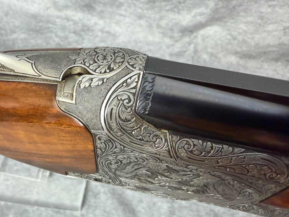 1959 Diana Grade Browning Superposed 12GA Shotgun: Engraved By René Dewil-img-23