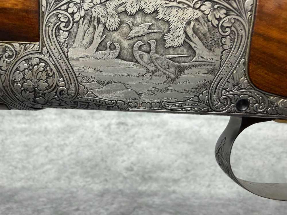 1959 Diana Grade Browning Superposed 12GA Shotgun: Engraved By René Dewil-img-68