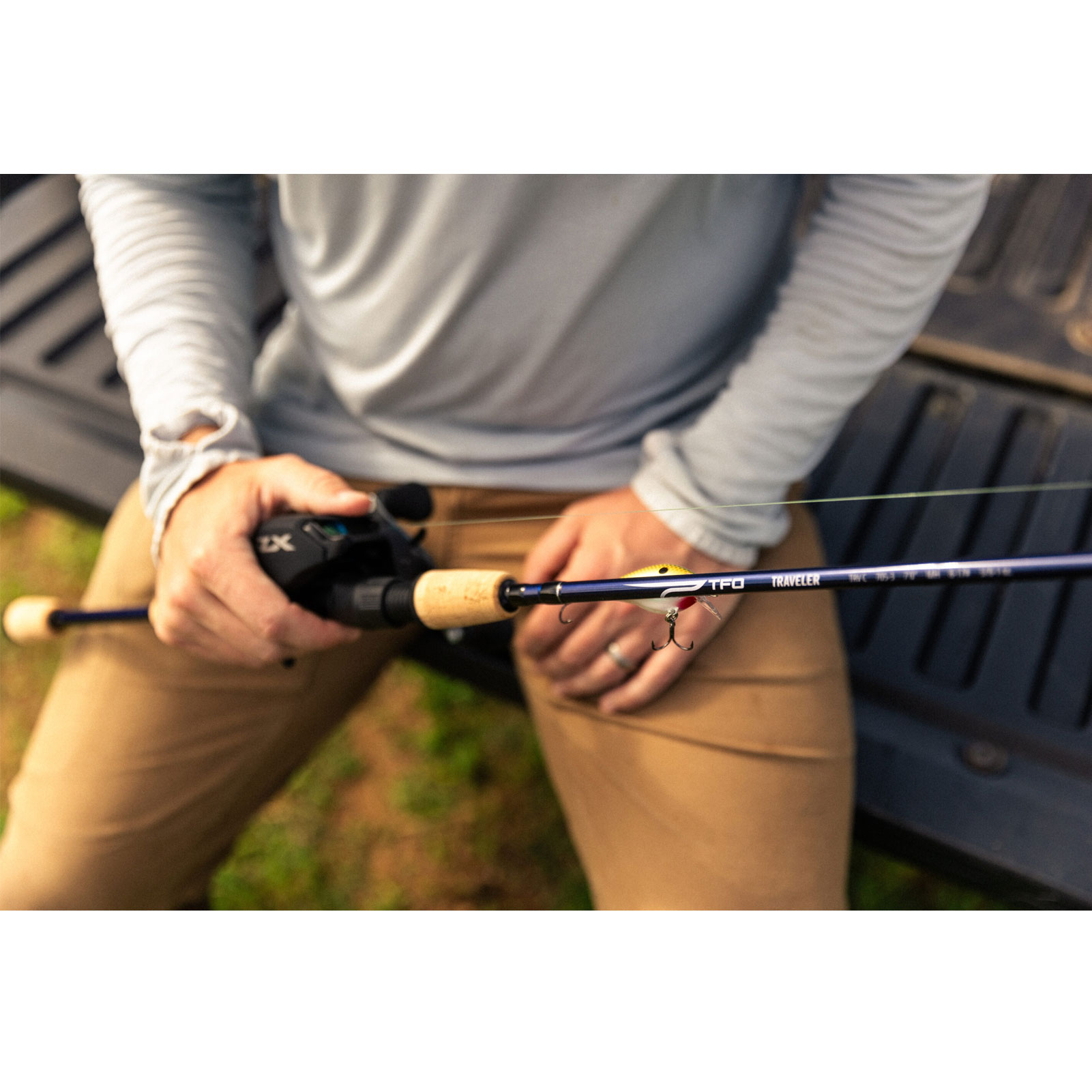TFO Traveler 7ft M 3pc Casting Rod with Case (TRV-C-704-3)-img-6