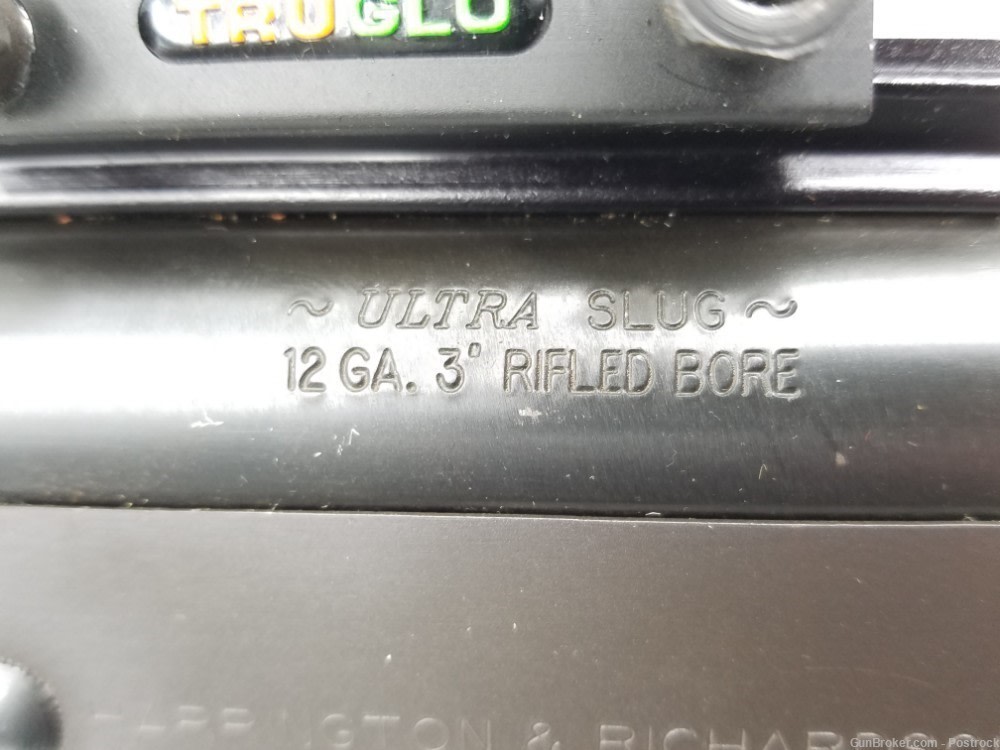 H&R Ultra Slug Gun Single Shot 12 Gauge Rifled Bore Shotgun w/ 24 Barrel -img-1