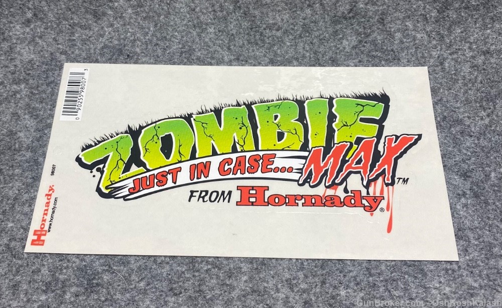 Zombie Max by Hornady Sticker-img-0