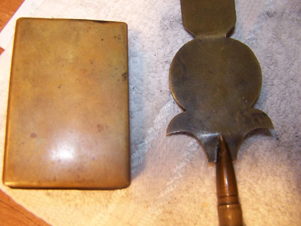 WW 1 Trench art and match box  ''Gott Mit Uns''-img-3
