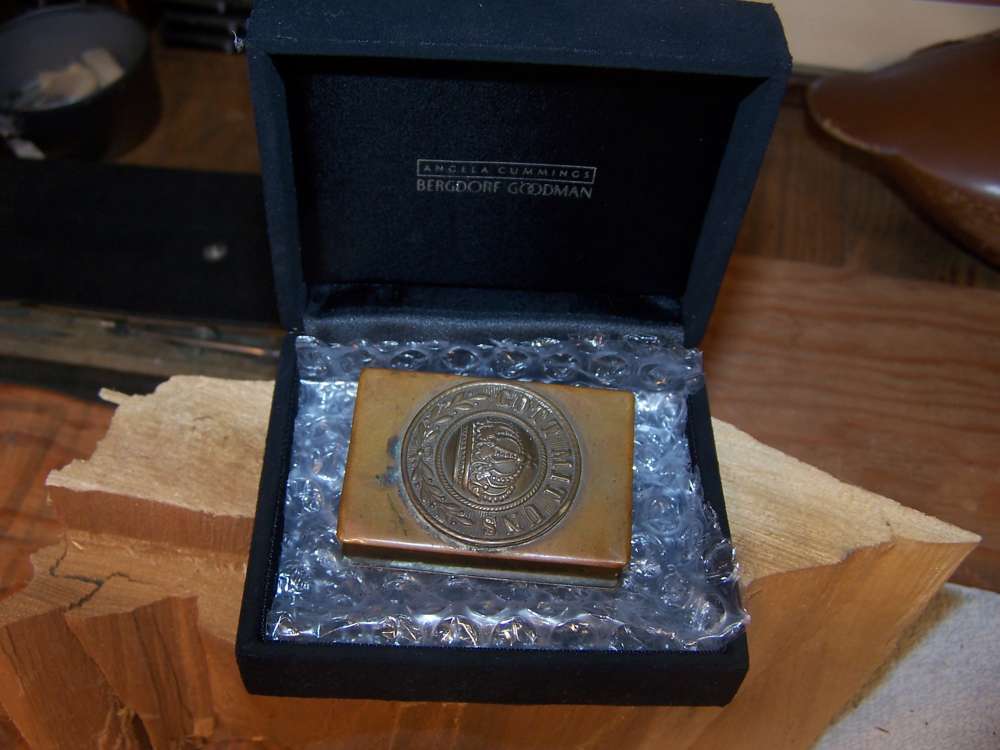 WW 1 Trench art and match box  ''Gott Mit Uns''-img-2