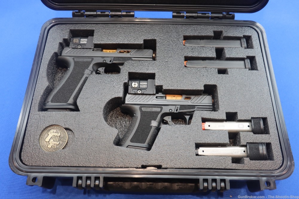 Shadow Systems ACRO Pistol 2-GUN Set XR920 CR920 ELITE 9MM Aimpoint Optics -img-0