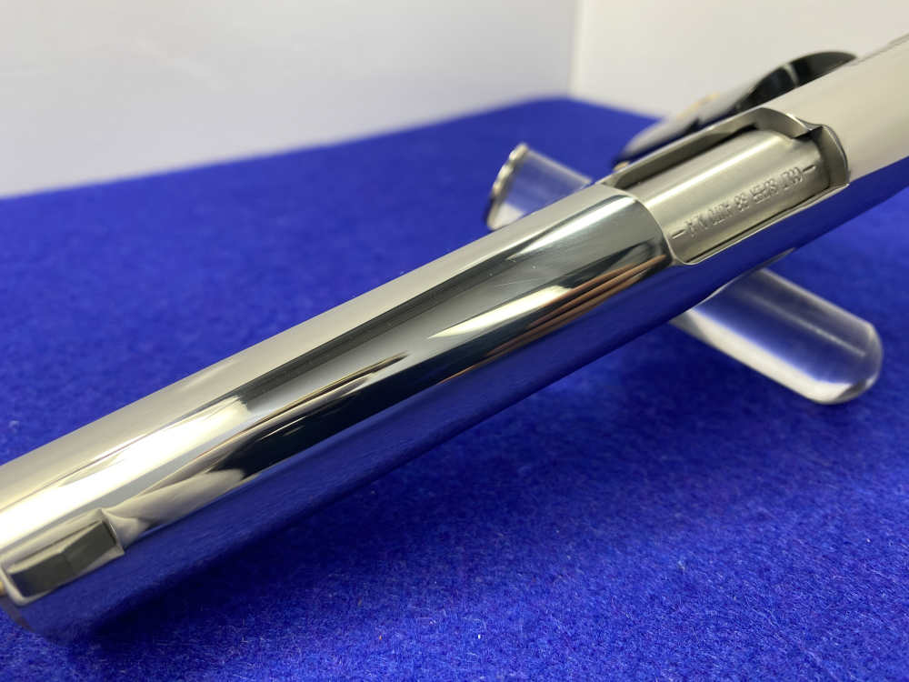 Colt Government .38 Super 5" *STUNNING MIRRORED STAINLESS - GOLD ACCENTS*-img-32