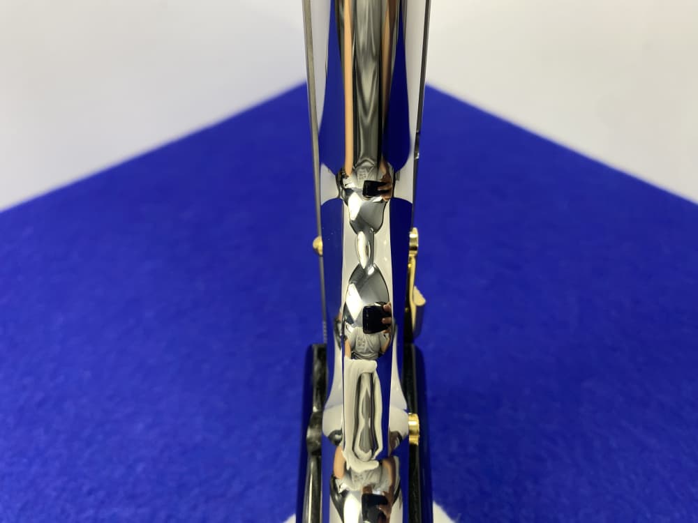 Colt Government .38 Super 5" *STUNNING MIRRORED STAINLESS - GOLD ACCENTS*-img-37