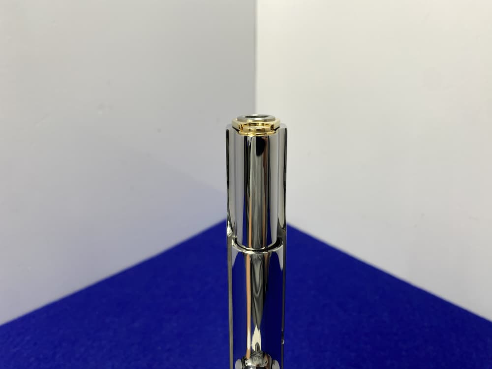 Colt Government .38 Super 5" *STUNNING MIRRORED STAINLESS - GOLD ACCENTS*-img-39