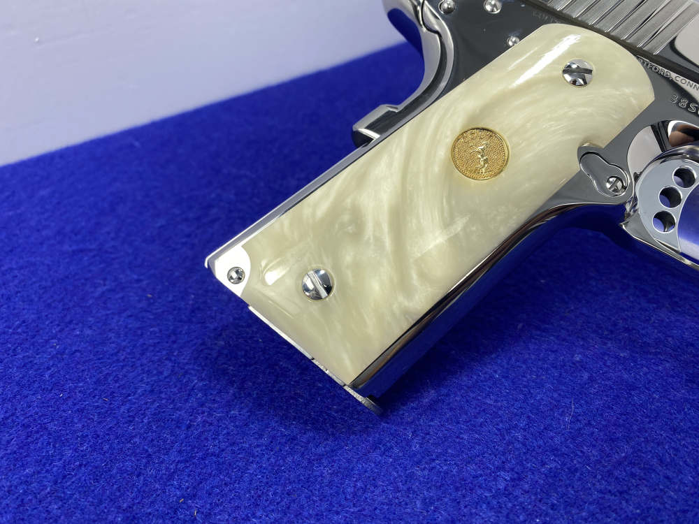 Colt Government Competition .38 Super *STUNNING MIRRORED BRIGHT STAINLESS*-img-17