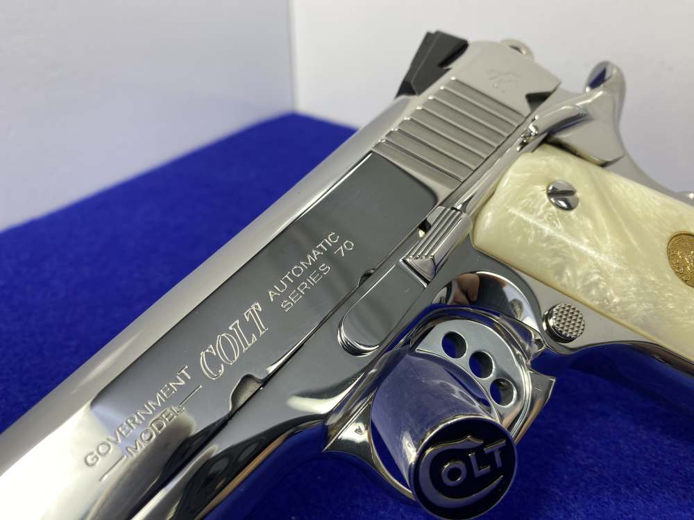 Colt Government Competition .38 Super *STUNNING MIRRORED BRIGHT STAINLESS*-img-12