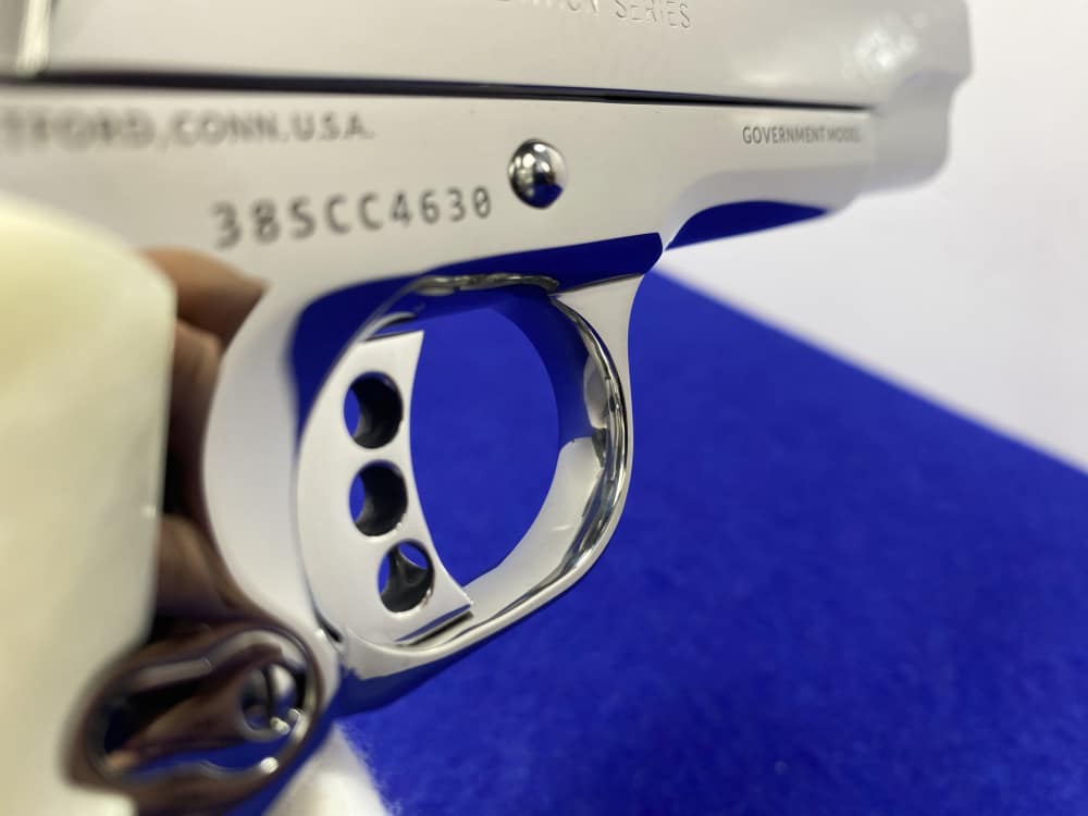 Colt Government Competition .38 Super *STUNNING MIRRORED BRIGHT STAINLESS*-img-43