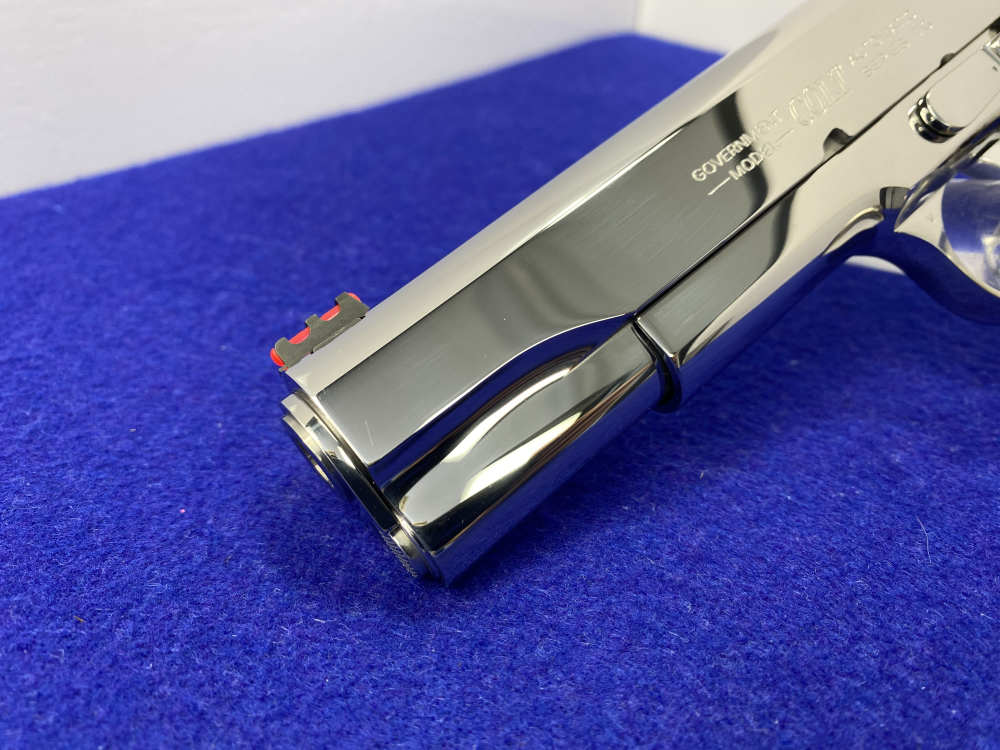 Colt Government Competition .38 Super *STUNNING MIRRORED BRIGHT STAINLESS*-img-14