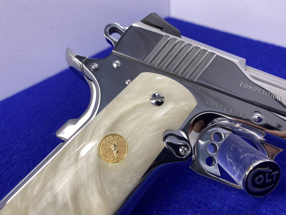 Colt Government Competition .38 Super *STUNNING MIRRORED BRIGHT STAINLESS*-img-18
