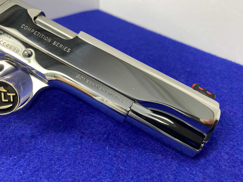 Colt Government Competition .38 Super *STUNNING MIRRORED BRIGHT STAINLESS*-img-23