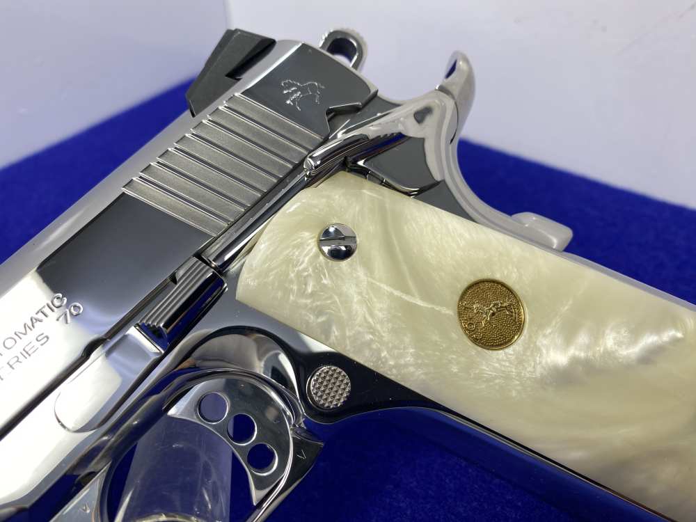 Colt Government Competition .38 Super *STUNNING MIRRORED BRIGHT STAINLESS*-img-8