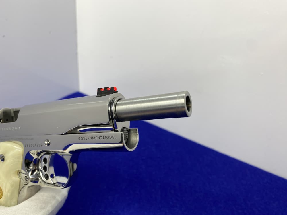 Colt Government Competition .38 Super *STUNNING MIRRORED BRIGHT STAINLESS*-img-47