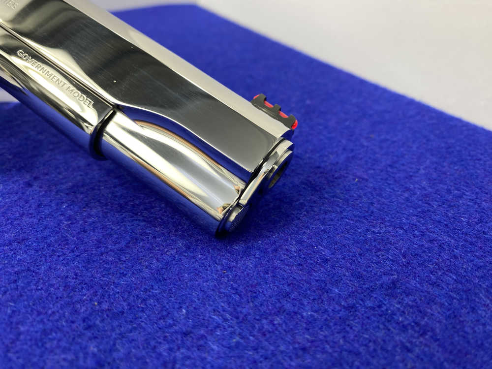 Colt Government Competition .38 Super *STUNNING MIRRORED BRIGHT STAINLESS*-img-24