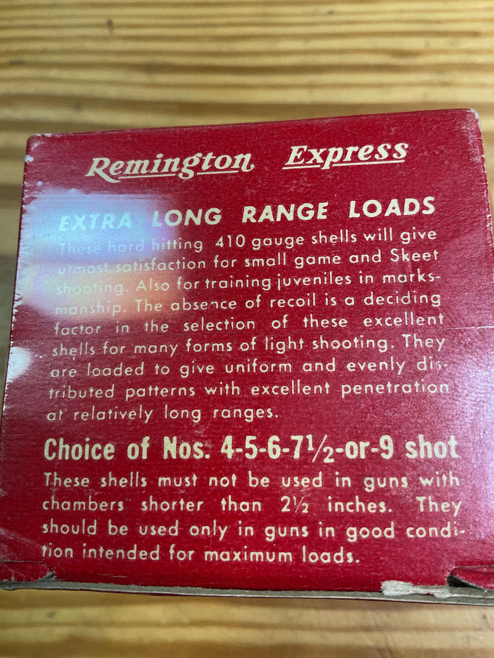 Vintage Remington full box of 410 shotgun shells excellent -img-2