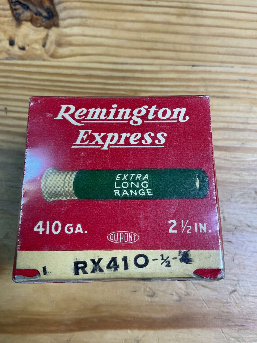 Vintage Remington full box of 410 shotgun shells excellent -img-0