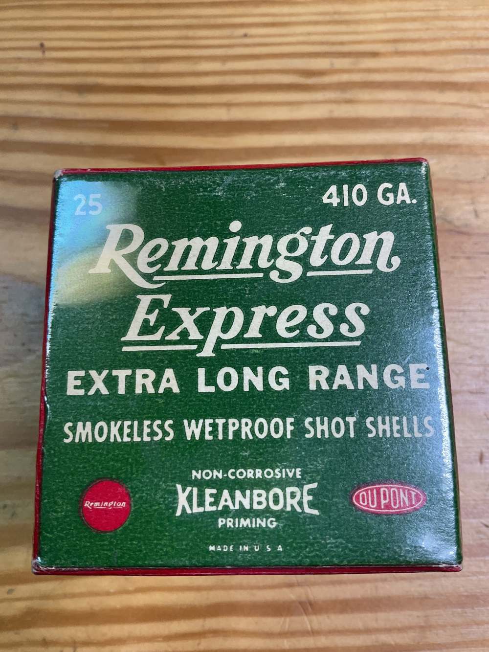 Vintage Remington full box of 410 shotgun shells excellent -img-1