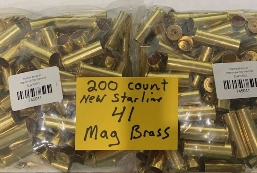 200 Count New Starline 41 Rem Mag brass-img-0