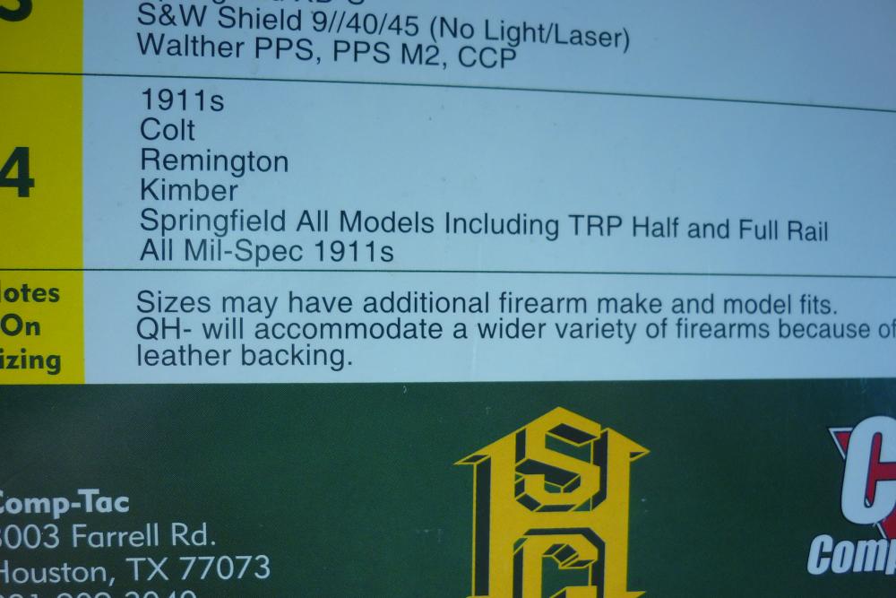 Colt 1911 Commander With Rail Comp-Tac Holster BLK RH-img-7