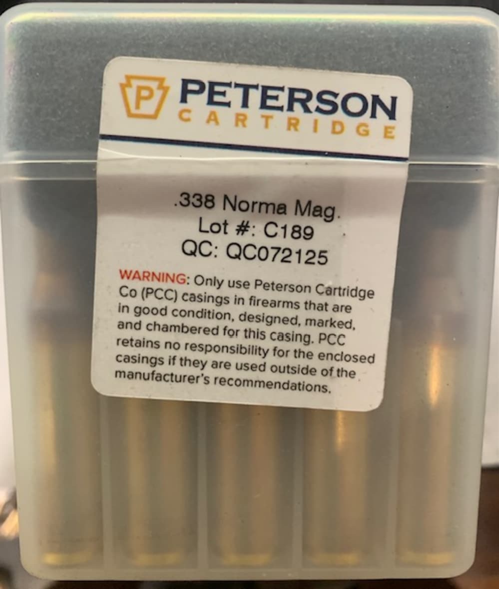 50 Count New Peterson 338 Norma Mag brass-img-0