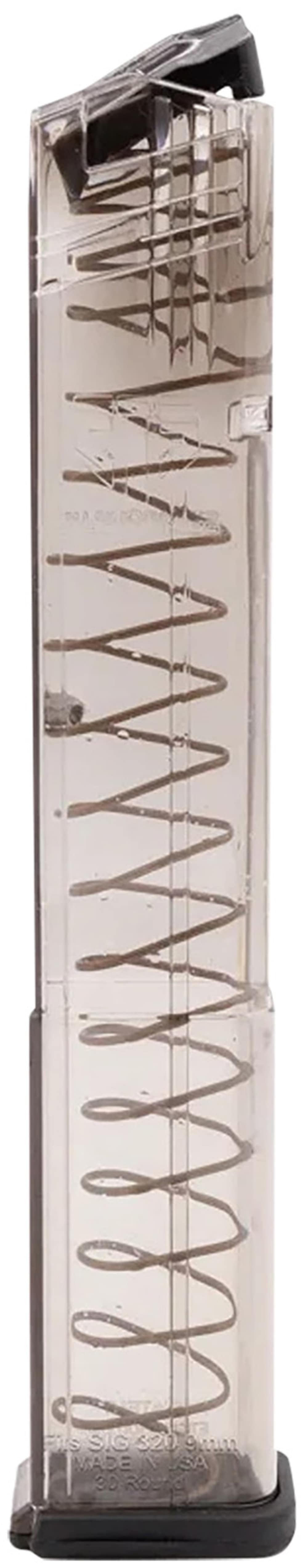 5-EACH ETS  Pistol Mags Clear 30rd 9mm Luger for SIG 320 NIB-img-0