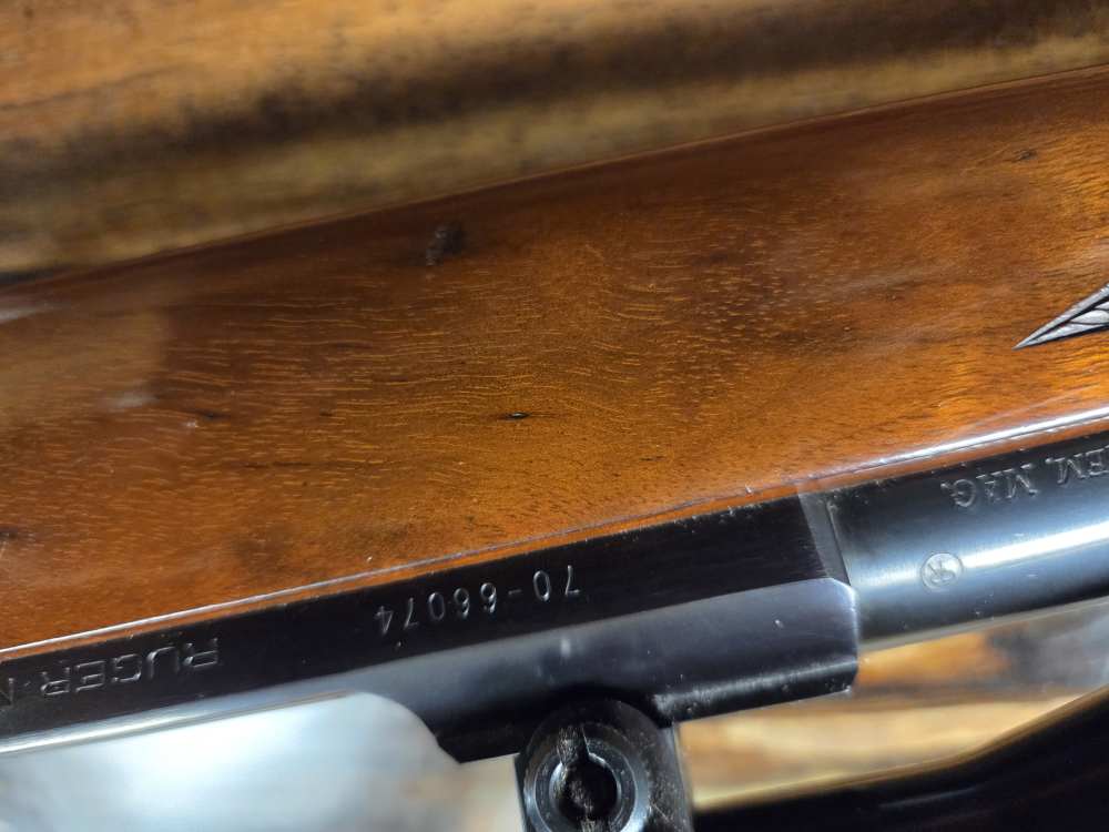 Ruger M77 7mm Rem Mag OG Tang Safety 1972 Prod. Red Pad C&R OK NICE -img-9