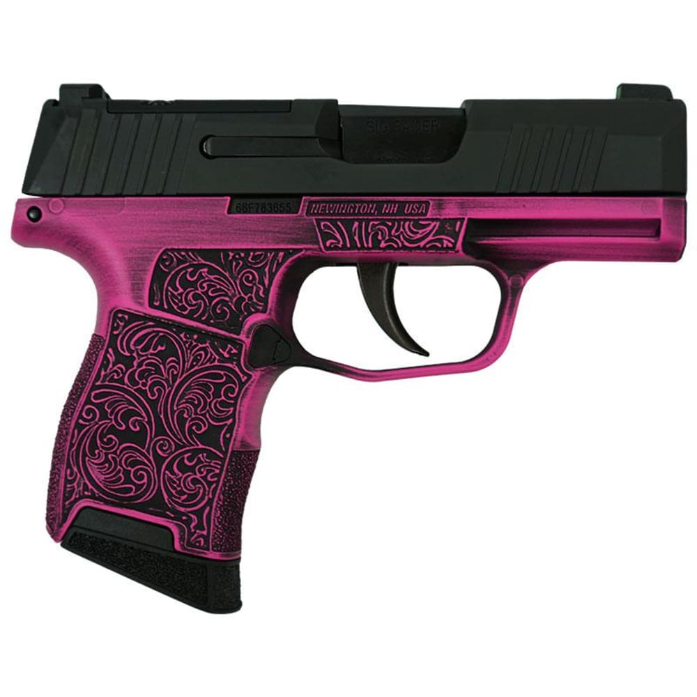 SIG SAUER P365 OPTICS READY CUSTOM "FILIGREE PINK" 9MM 10+1-img-0