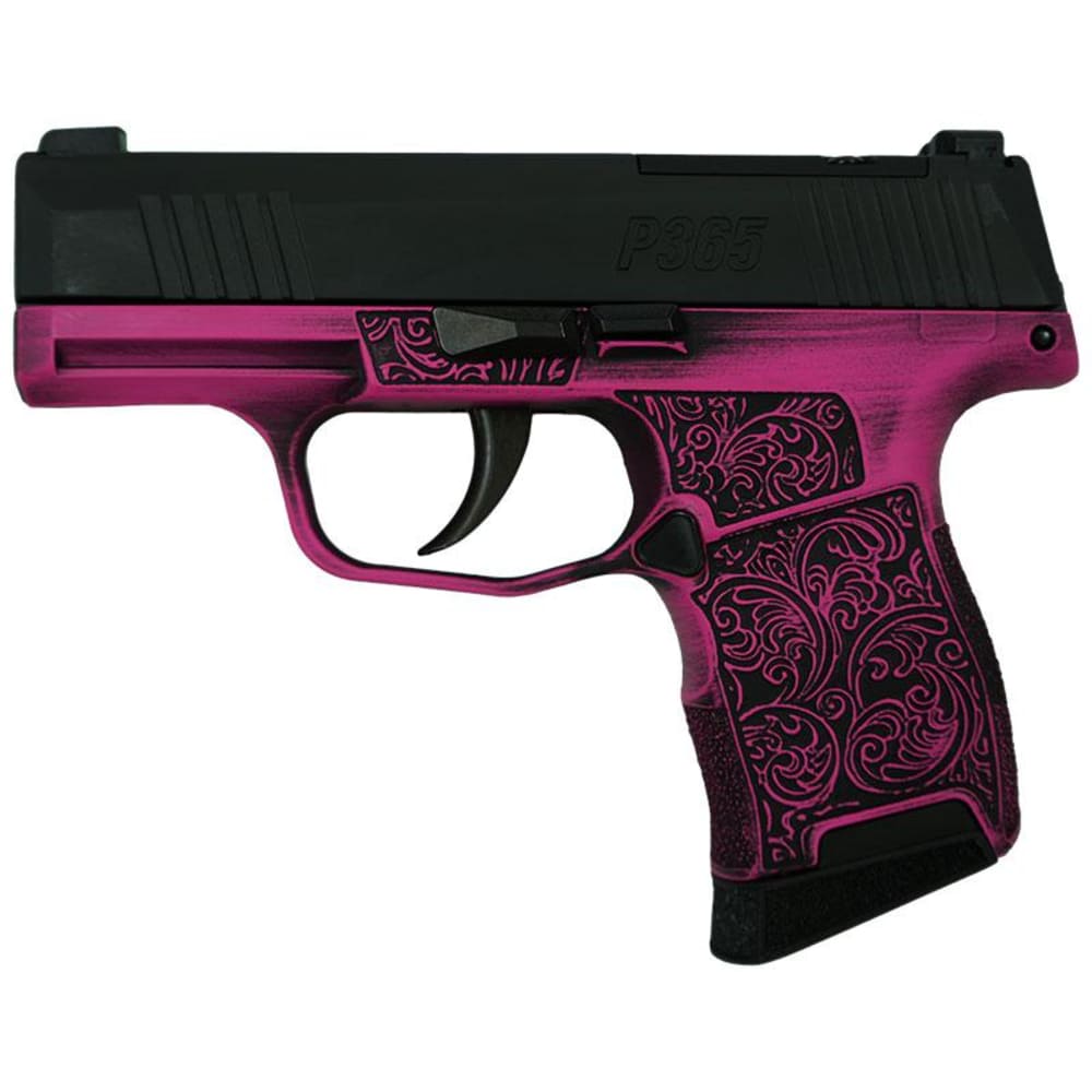 SIG SAUER P365 OPTICS READY CUSTOM "FILIGREE PINK" 9MM 10+1-img-1