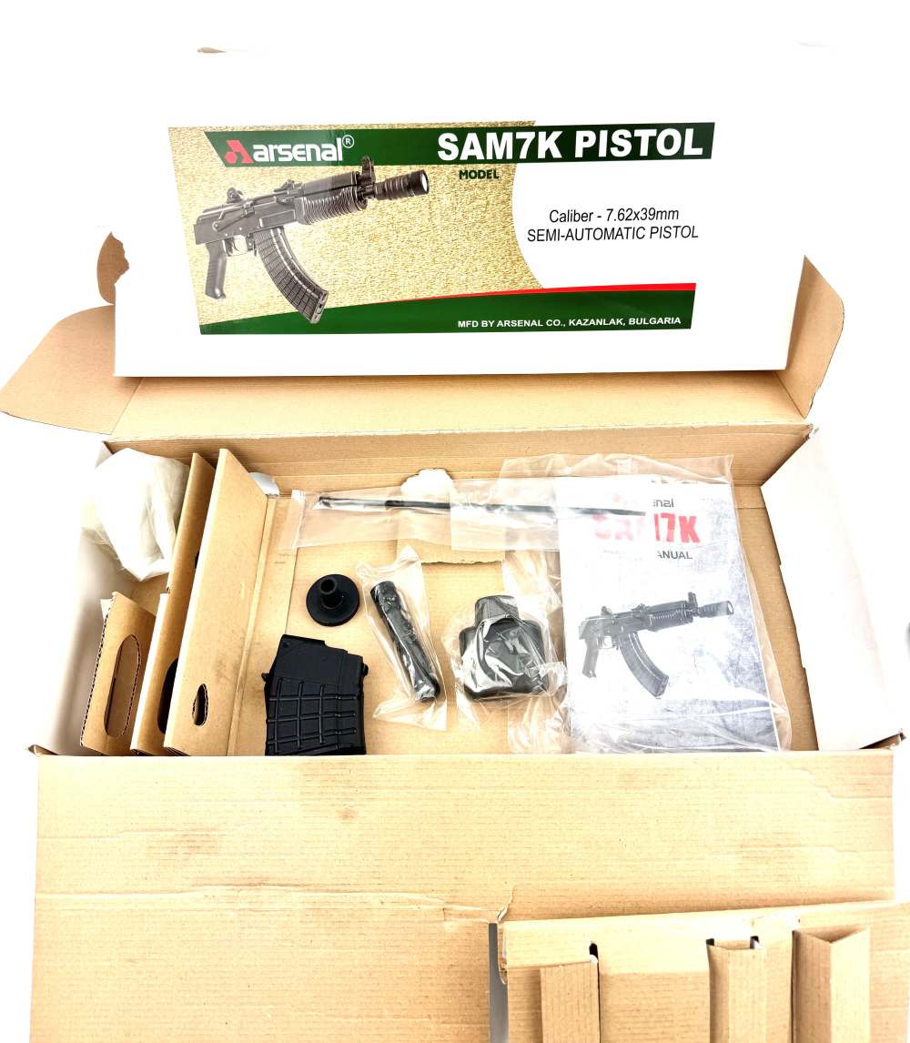 NIB 7.62x39mm Arsenal Model SAM7K-34 AK AK47 Style Pistol -img-11