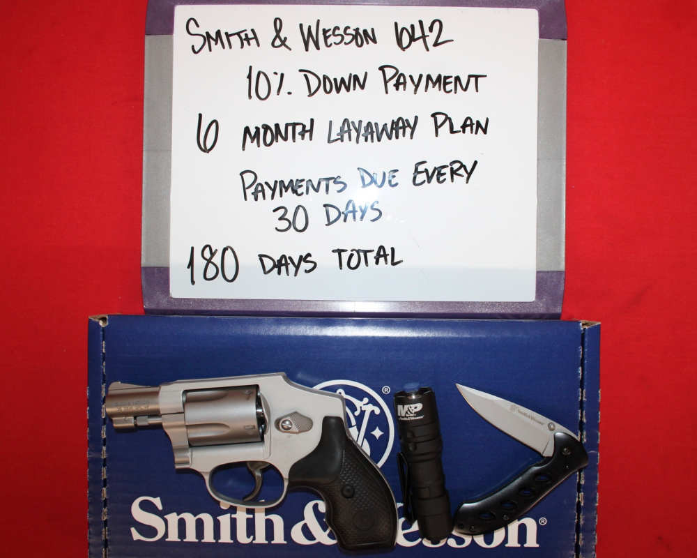Smith and Wesson 642 Bundle .38SPL 1.9" Barrel, LAYAWAY AVAILABLE!-img-0