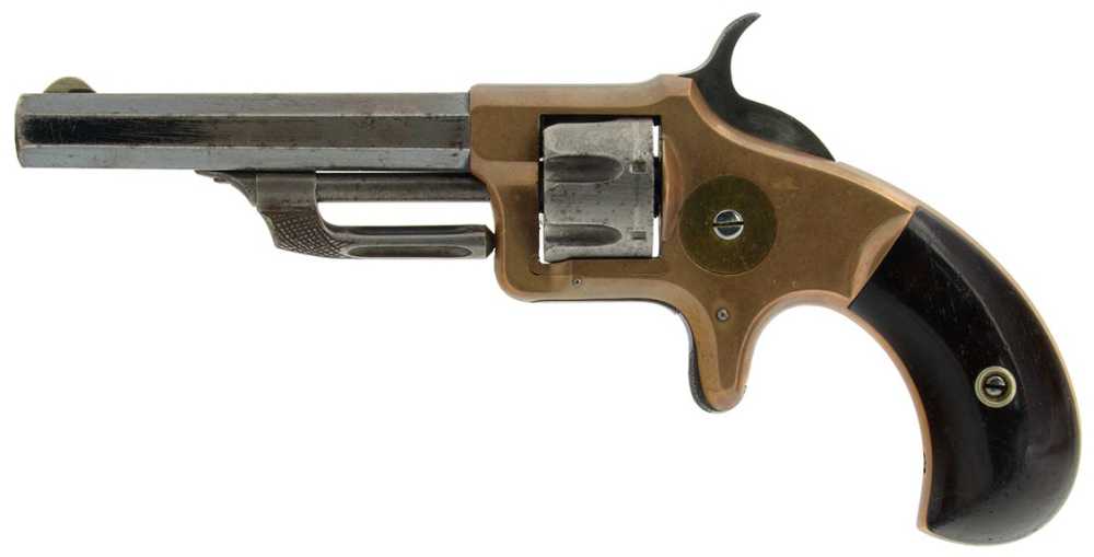 Wesson & Harrington Model 2 22 Caliber Spur Trigger Revolver Mfg. 1871-79-img-1