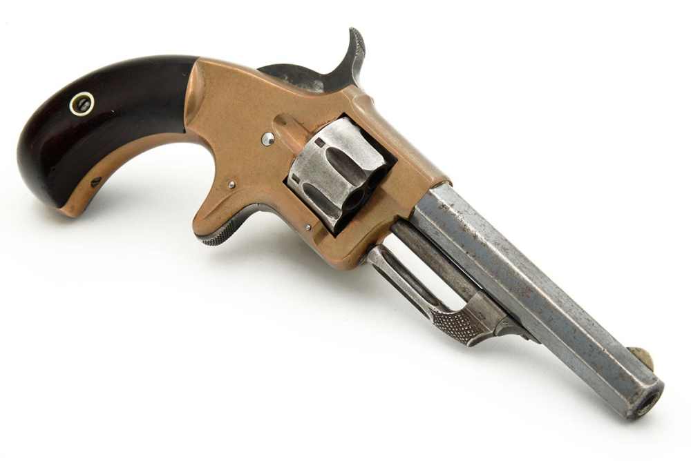 Wesson & Harrington Model 2 22 Caliber Spur Trigger Revolver Mfg. 1871-79-img-3