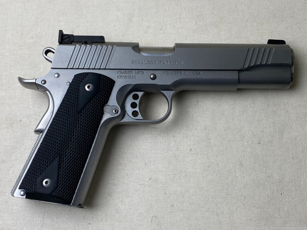 Kimber 1911 Stainless Target II 45 ACP 5"-img-4