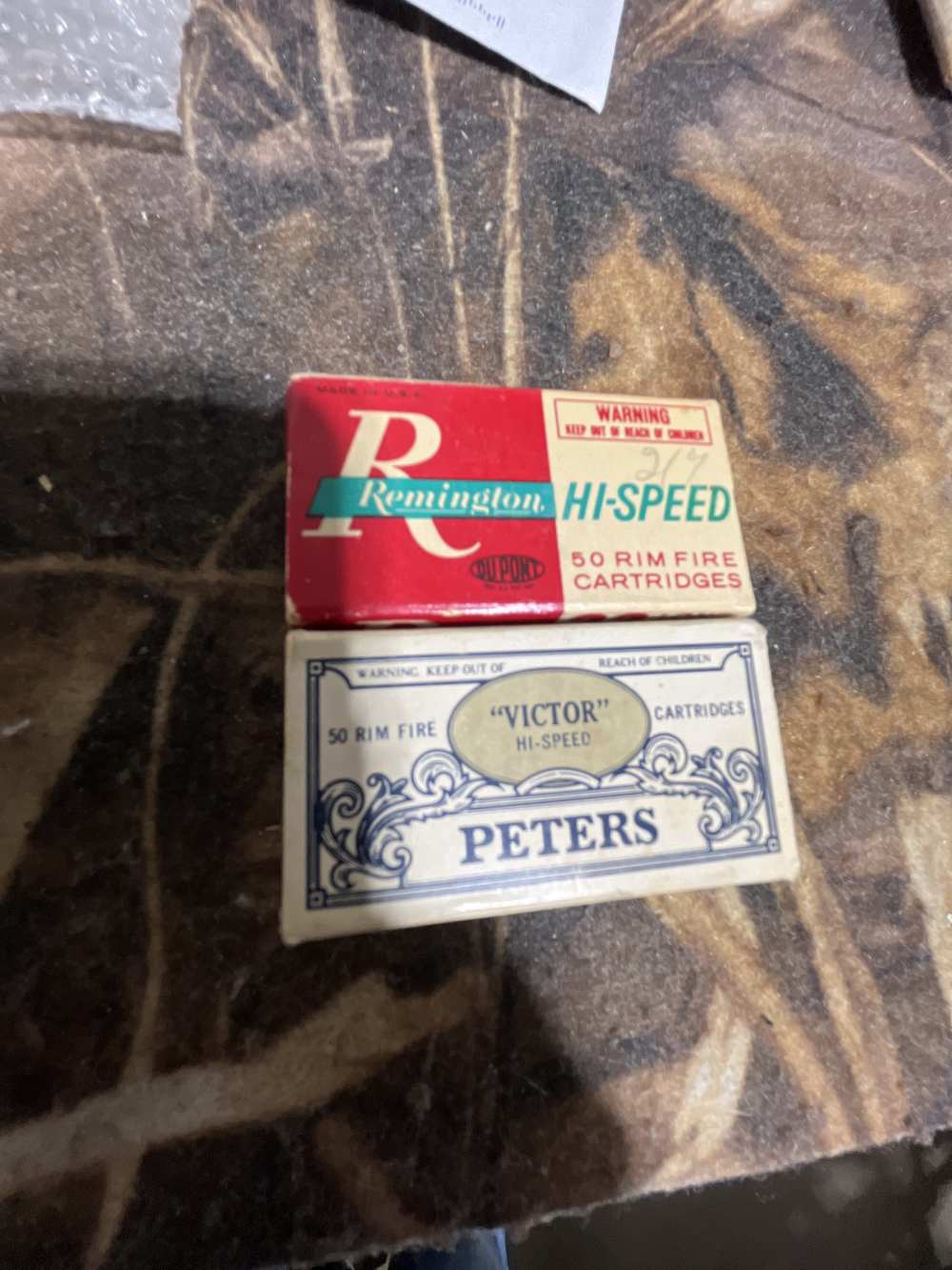 Vintage Remington and Peters 22 ammo 2 box-img-0