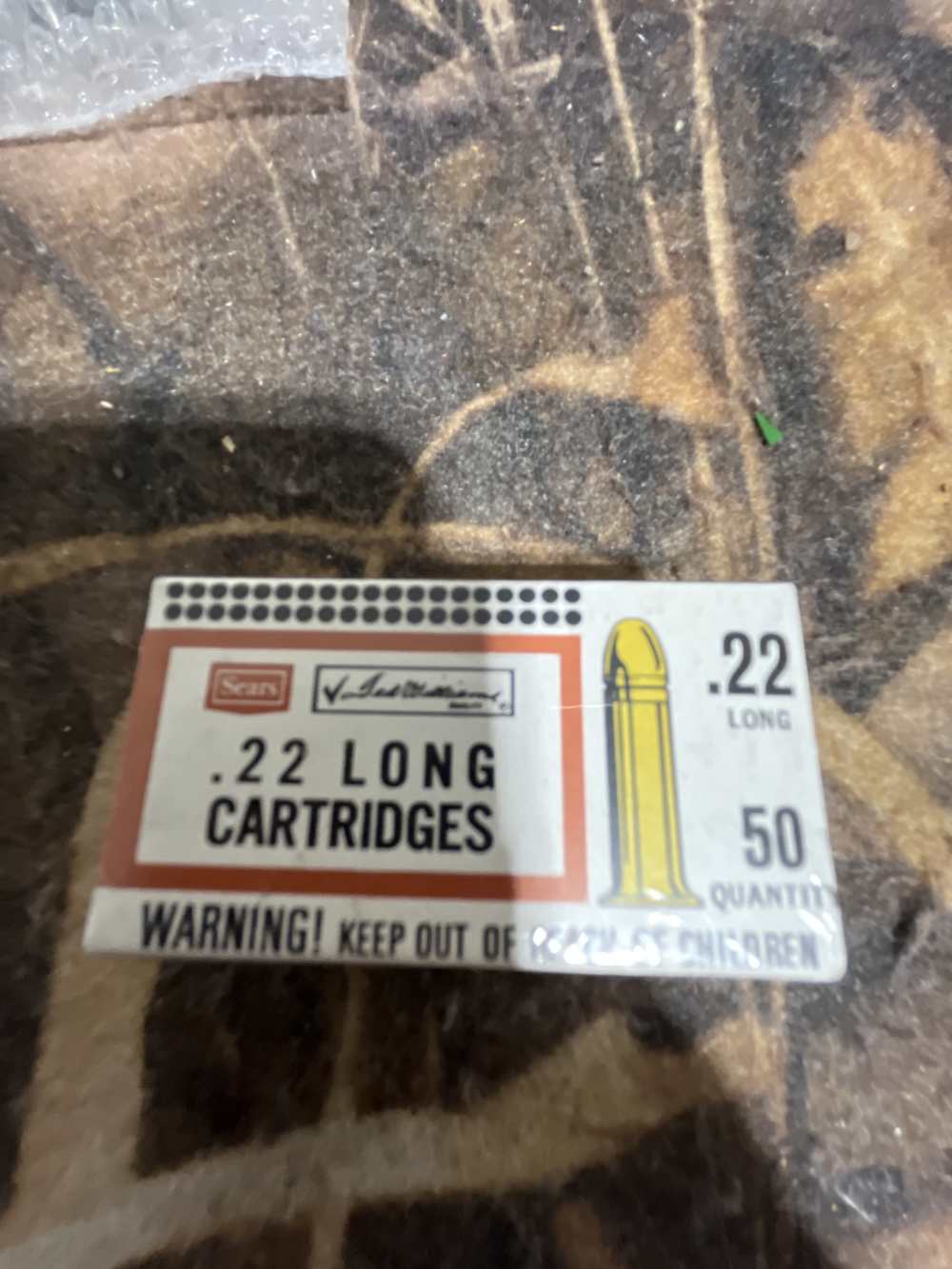 Rare Sears Ted Williams 22 LONG ammo-img-0