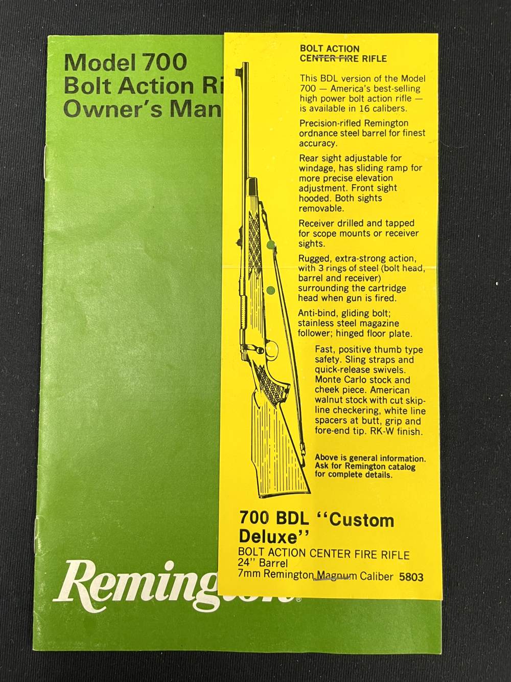 REMINGTON 700 BDL CUSTOM DELUXE 7MM REM MAG REDFIELD -img-16