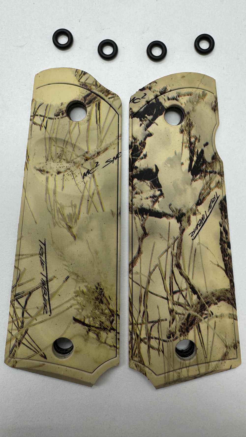 1911 GRIP PANELS, FITS FULL SIZE FRAME,TRUE TIMBER-MC2, MADE IN USA.-img-0