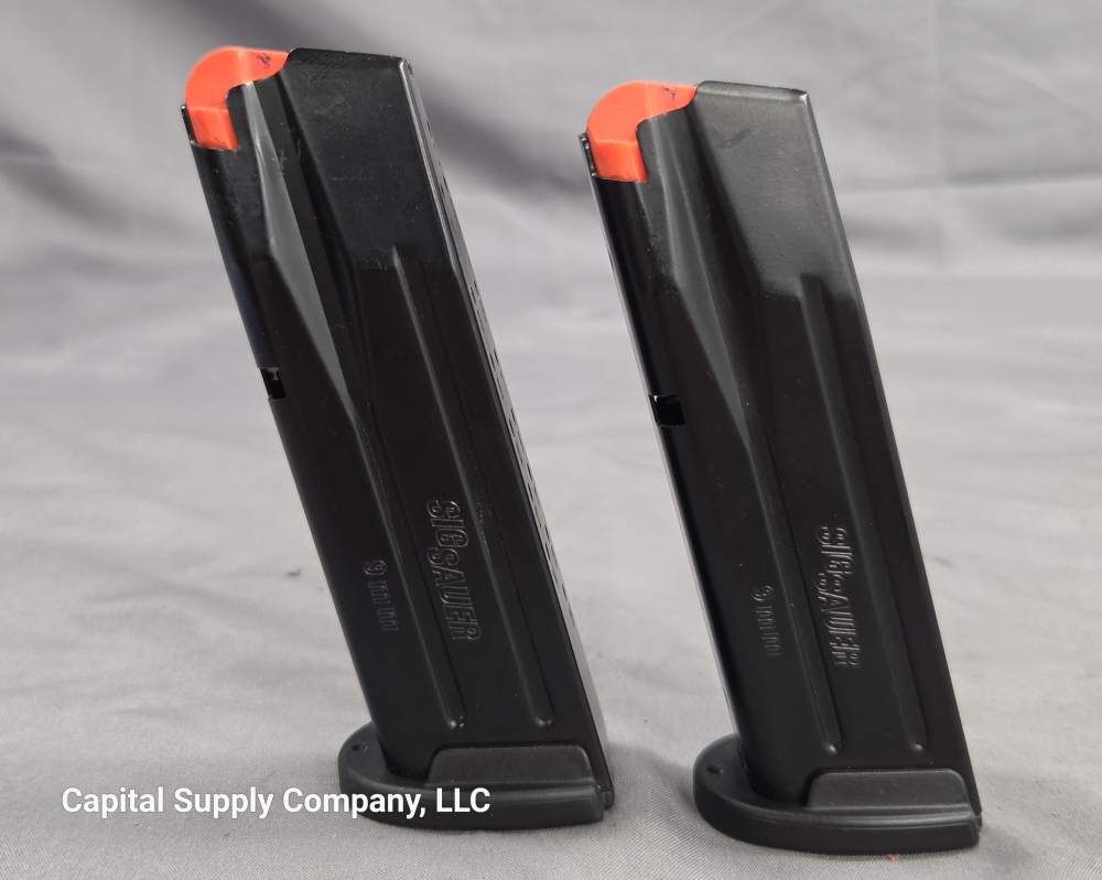 Two Sig Sauer P250 or P320 Compact 15rd 9mm magazines-img-2