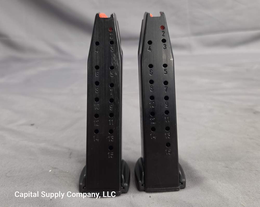 Two Sig Sauer P250 or P320 Compact 15rd 9mm magazines-img-3
